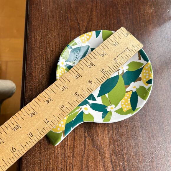 Crate and barrel trivet spoon rest lemons ceramic - Picture 6 of 7